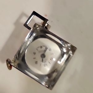 Vintage Lucite Pendant Watch